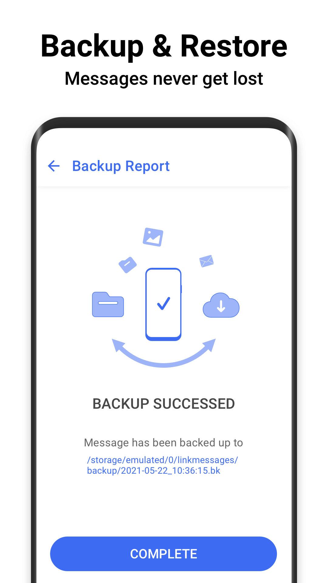Capture d\'écran 7 de Messenger SMS - Text Messages