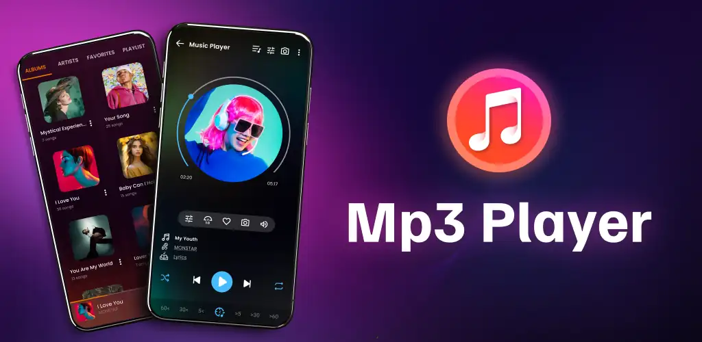 Arte de capa do Reprodutor de música aplicativo para Android