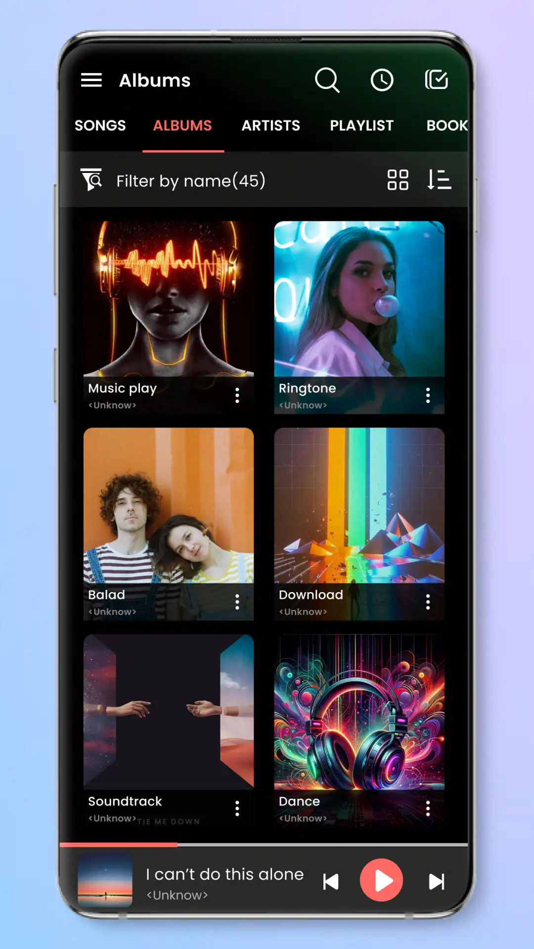 Captura de tela de Reprodutor de música 5