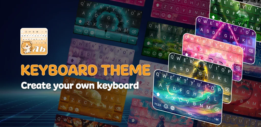 My Keyboard: Themes & Fonts app cover art for Android