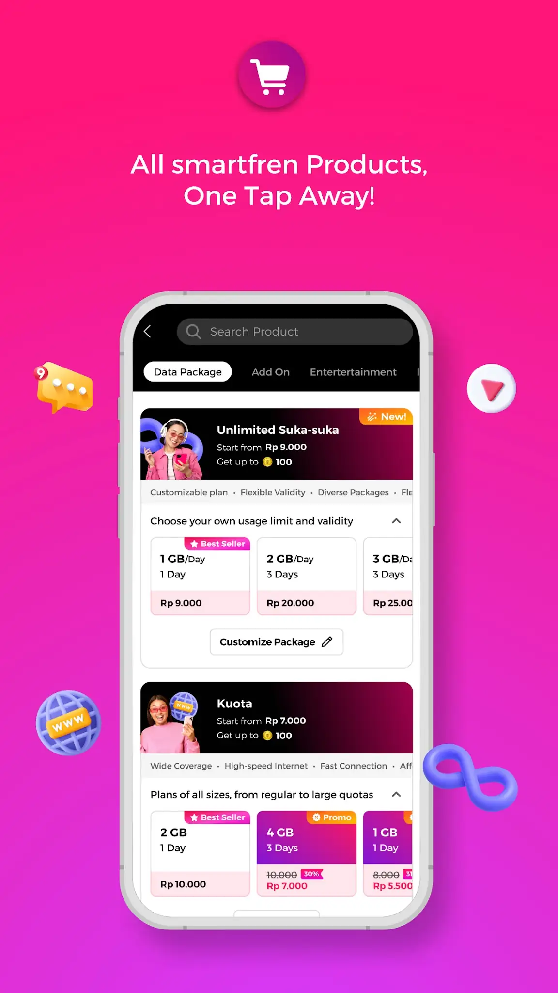 mySF. For everything smartfren स्क्रीनशॉट 5
