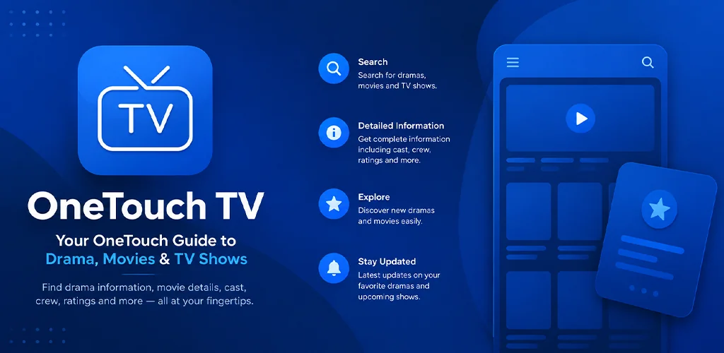 OneTouch TV - Drama Tv app cover art for Android