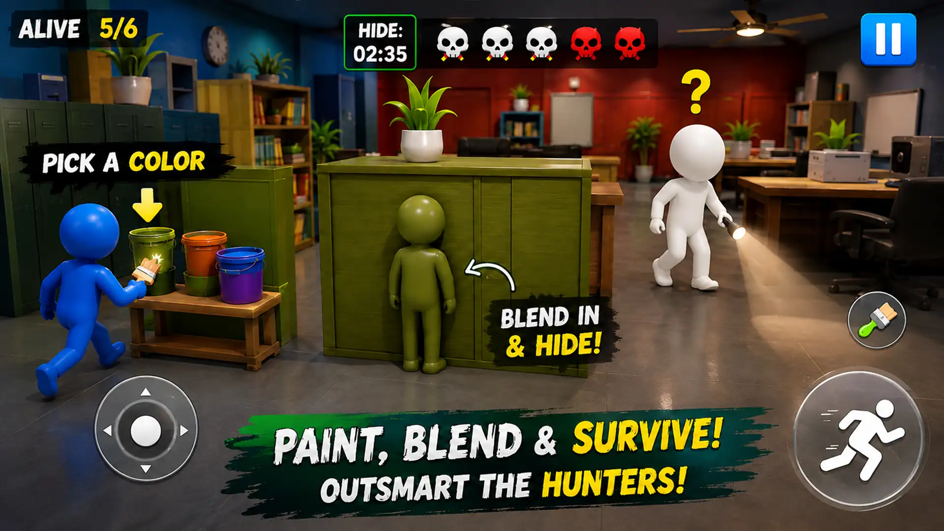 Paint Hide and Seek: Friends скриншот 1