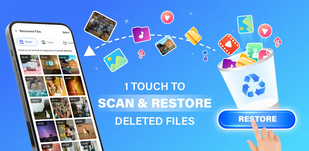 Photo Recovery - File Recovery app cover art for Android