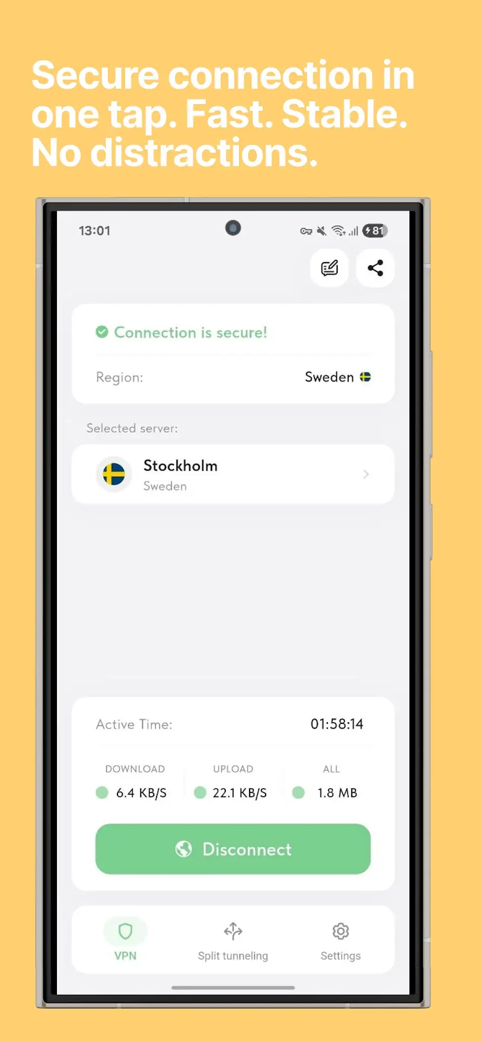 Ping VPN скриншот 1