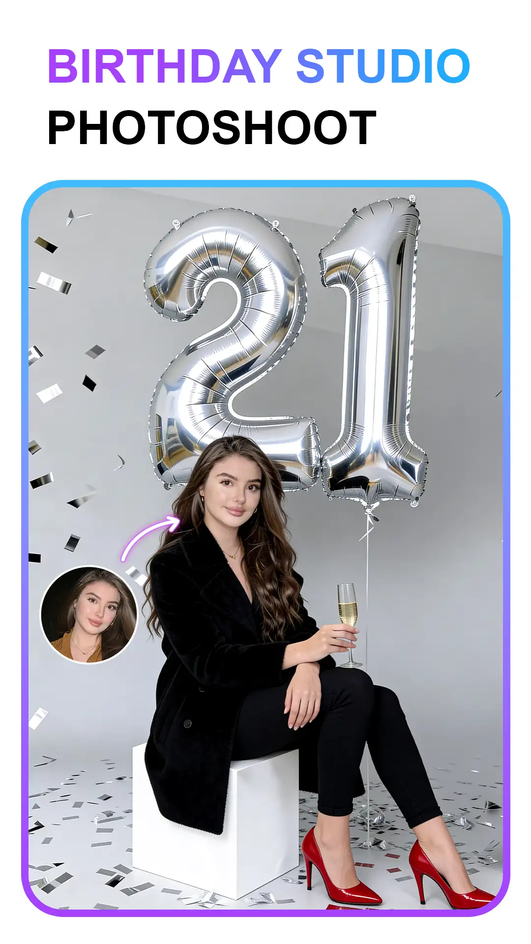 لقطة شاشة 3 لـ Pix Editor: AI Photo Maker