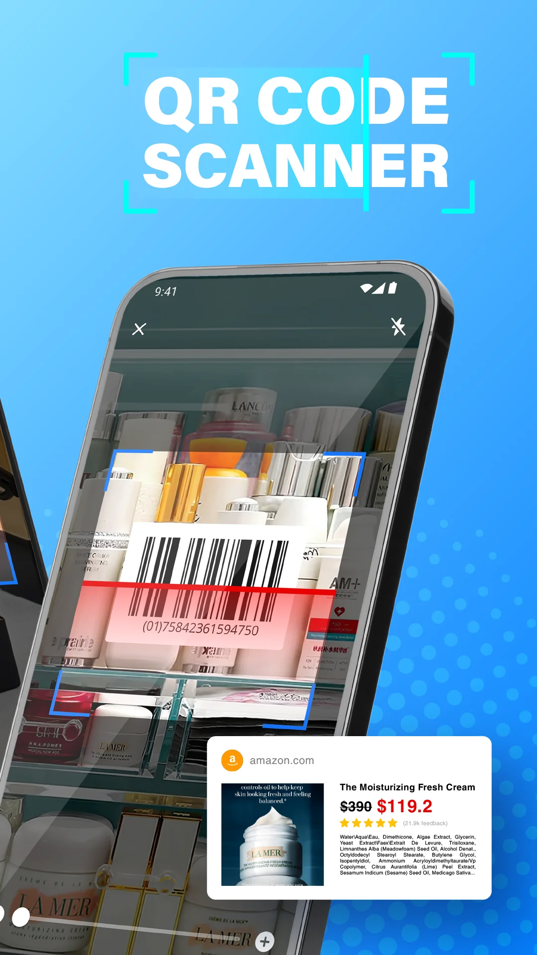 لقطة شاشة 2 لـ QR Code Scanner & QR Generator