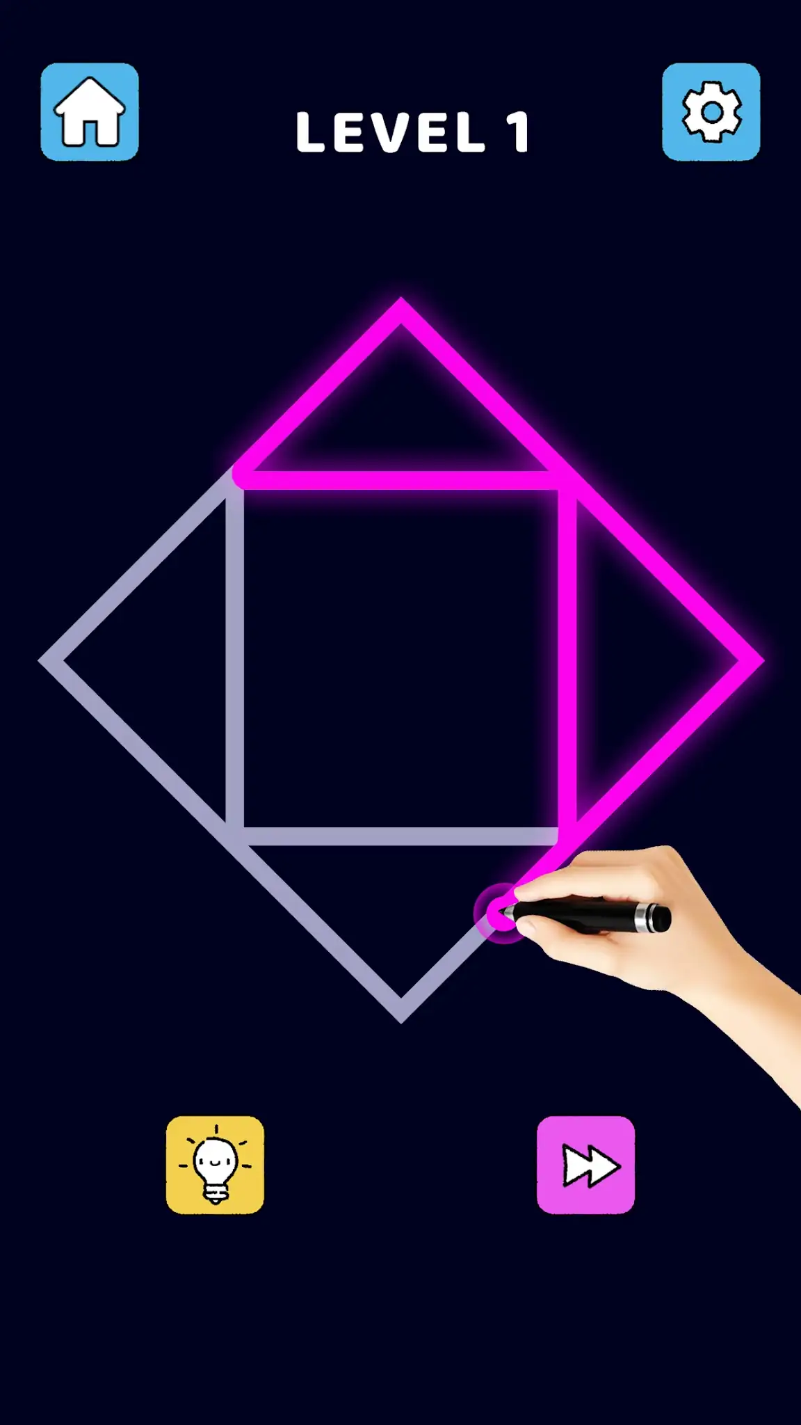 Single Line Puzzle Drawing screenshot 2
