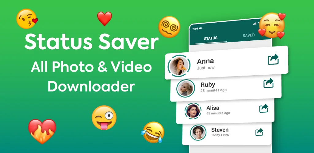 Status Saver・Status Downloader app cover art for Android