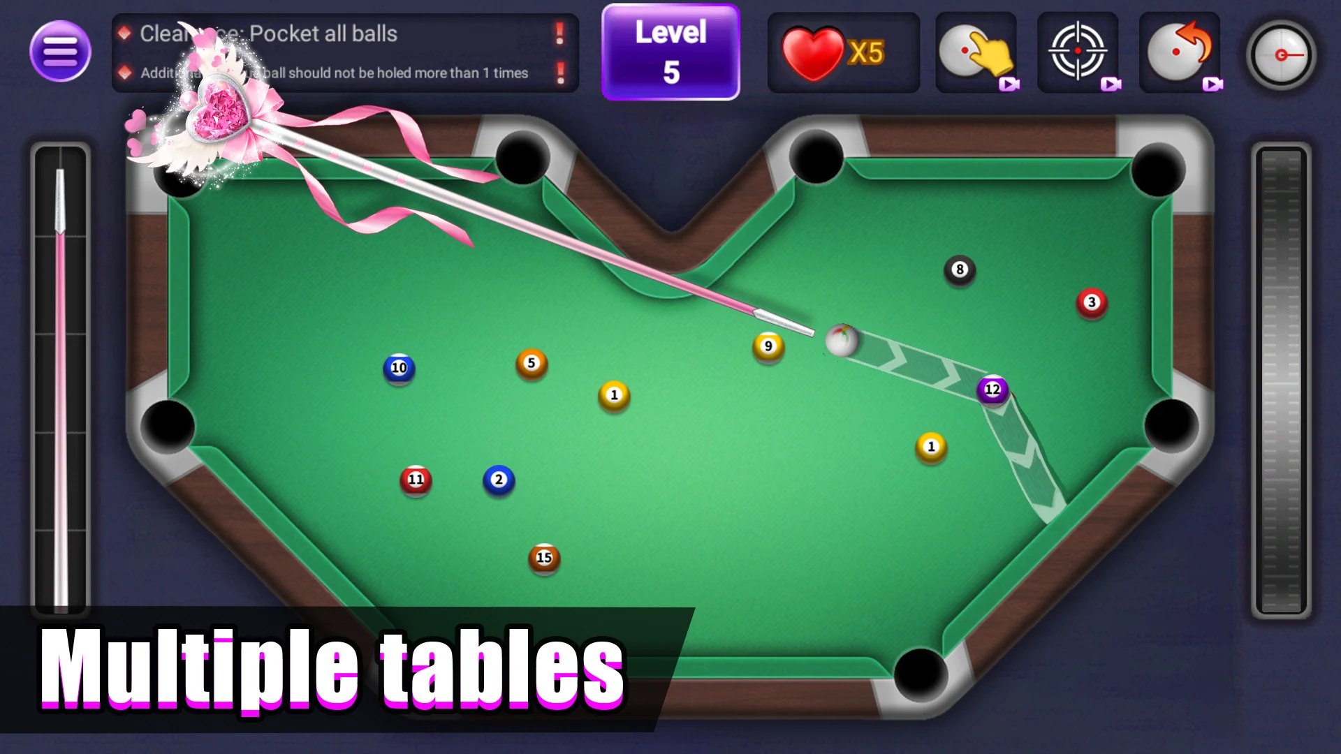 Super Billiards Real 8 Ball screenshot 1