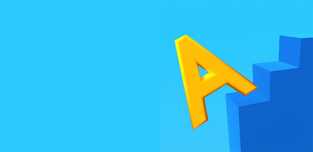 Arte de capa do Type Spin: alphabet run game jogo para Android