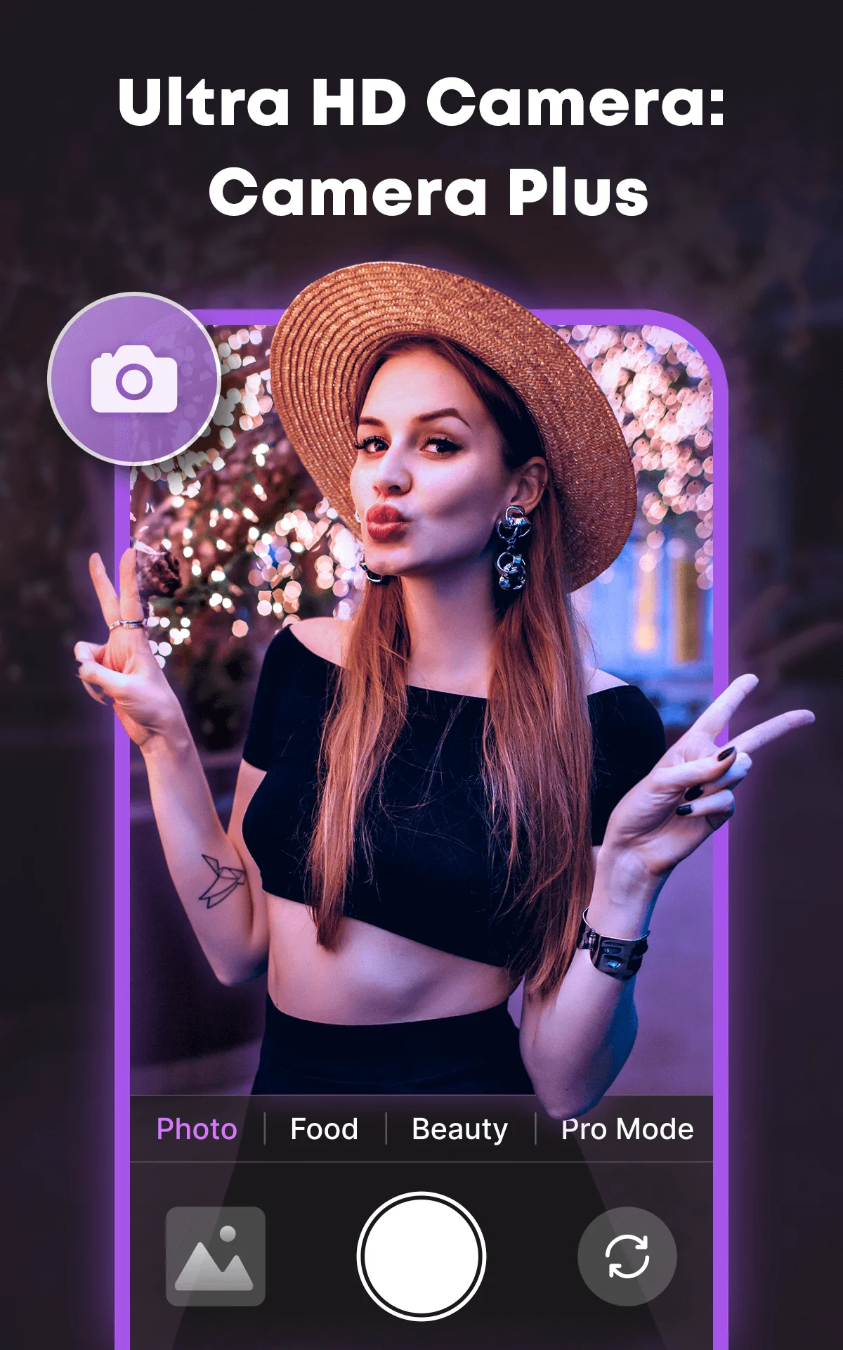 Ultra HD Camera: Camera Plus скриншот 1