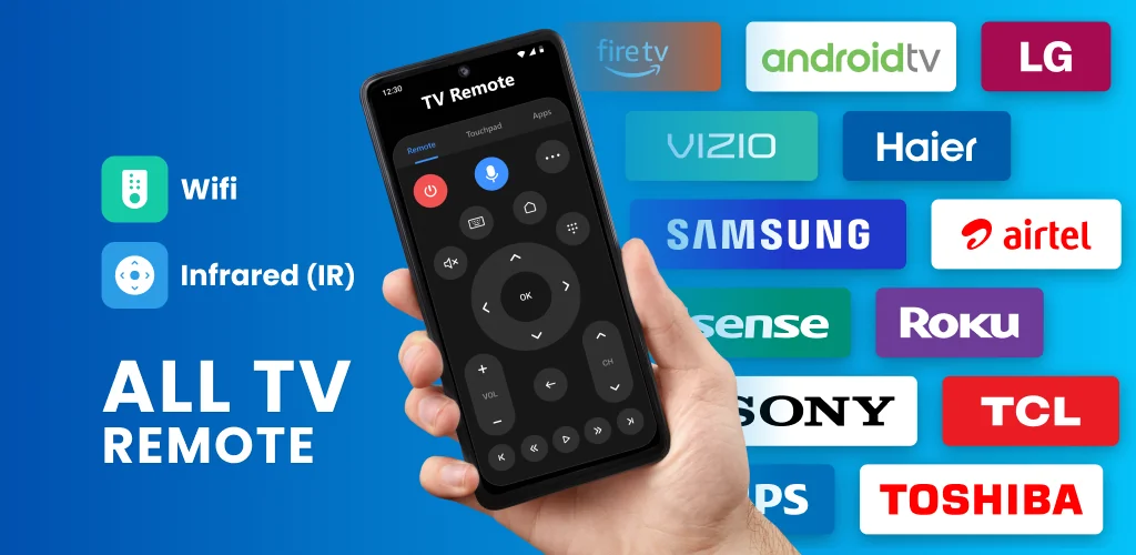 Universal TV Remote Control app cover art for Android