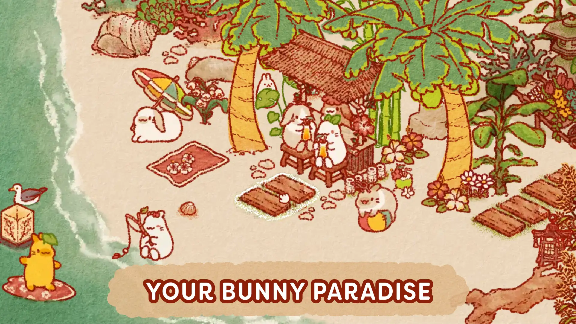 Captura de tela de Usagi Shima: Cute Bunny Game 3