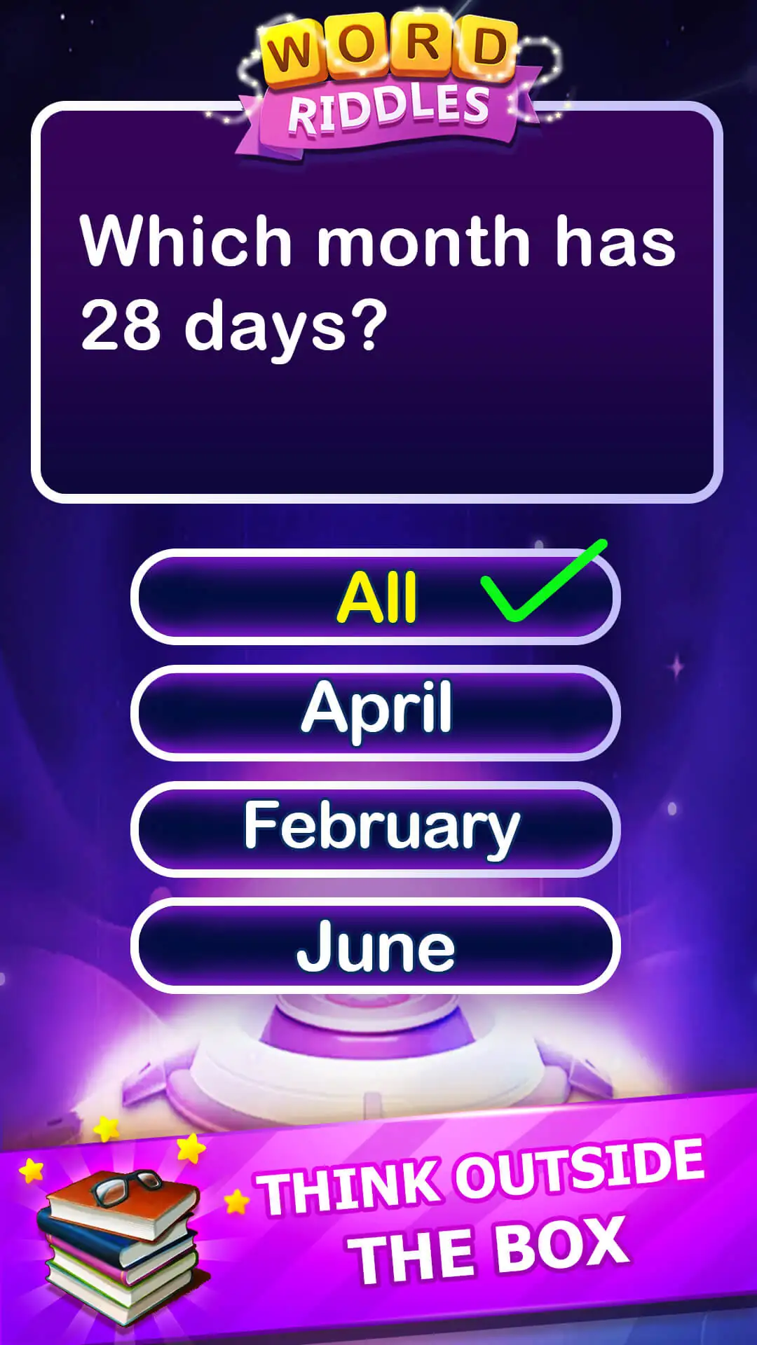 لقطة شاشة 1 لـ Word Riddle: Offline Word Game