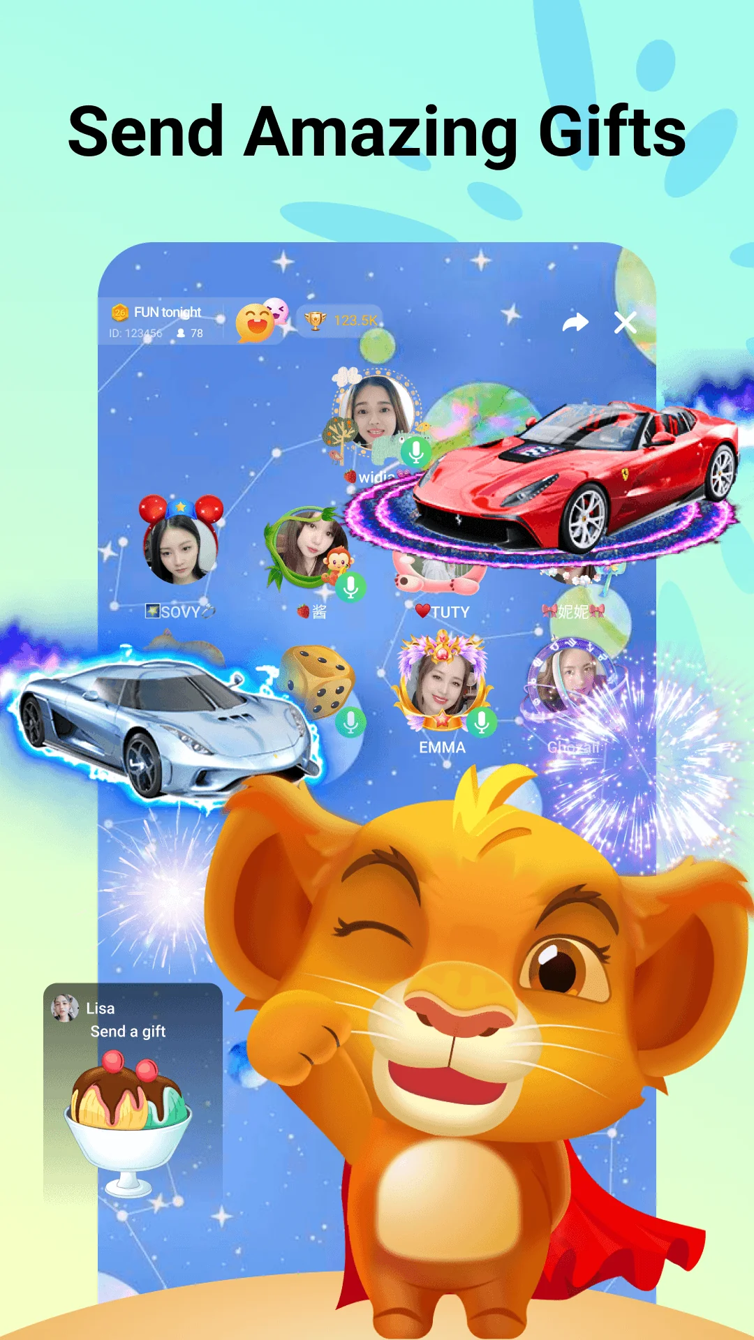 YoYo - Voice Chat Room, Games screenshot 4