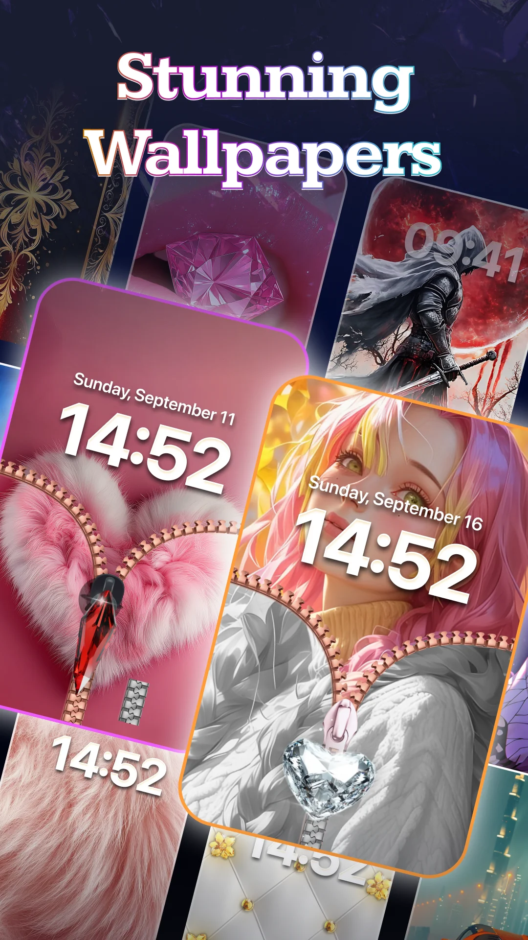 Zipper Lock HD - HQ Wallpaper скриншот 3