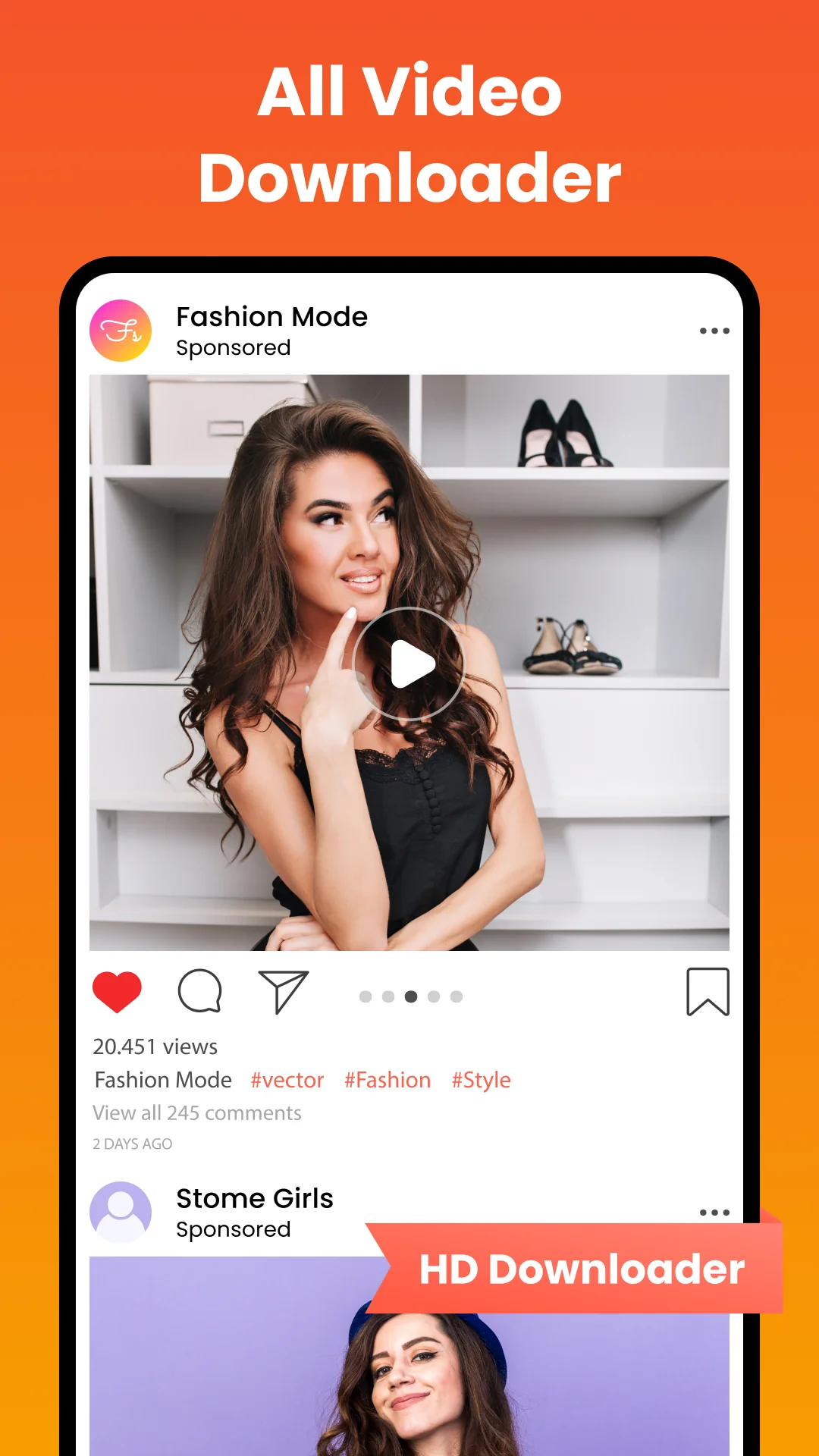 All video downloader and saver скриншот 1