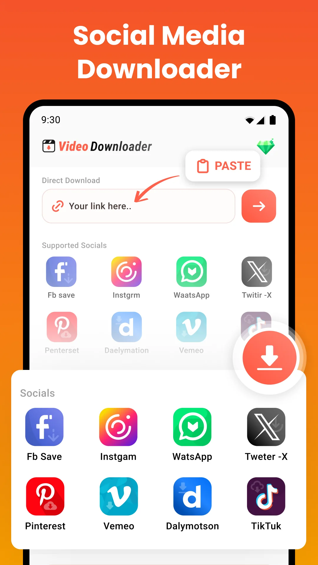All video downloader and saver скриншот 6