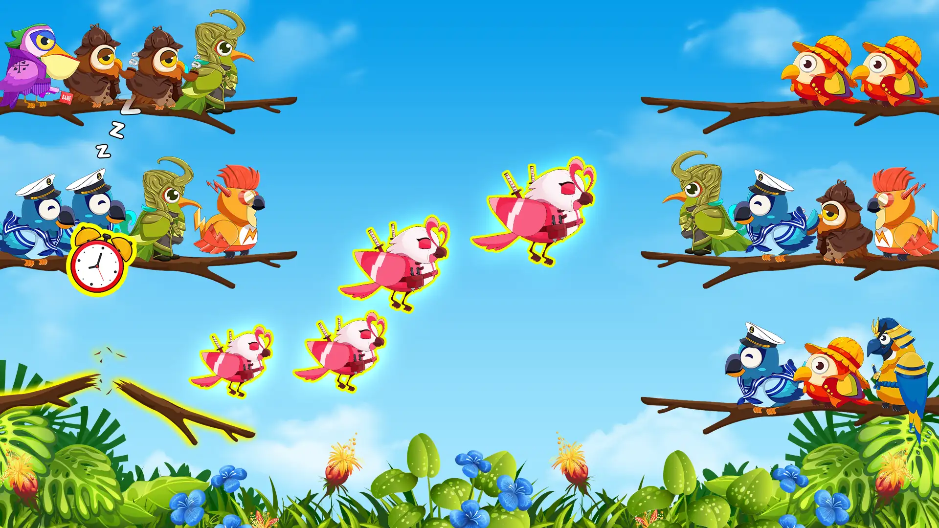 لقطة شاشة 4 لـ Bird Sort 2: Color Puzzle