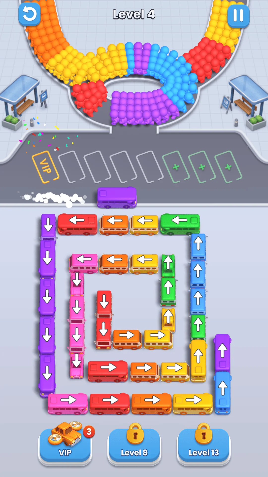 لقطة شاشة 1 لـ Bus Fever Party!