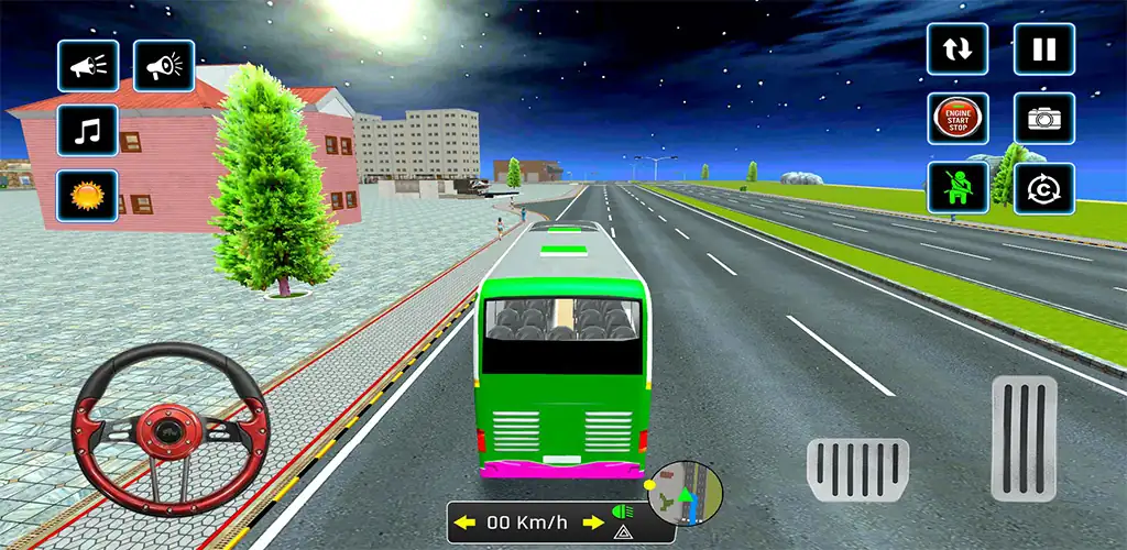 android için Bus Games Real Bus Driving 3D oyun kapak resmi