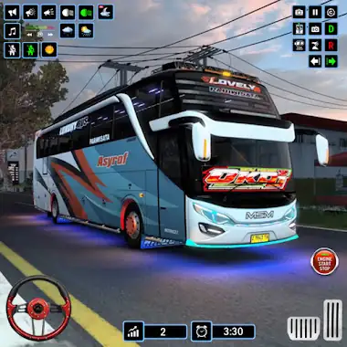 Bus Games Real Bus Driving 3D Simge