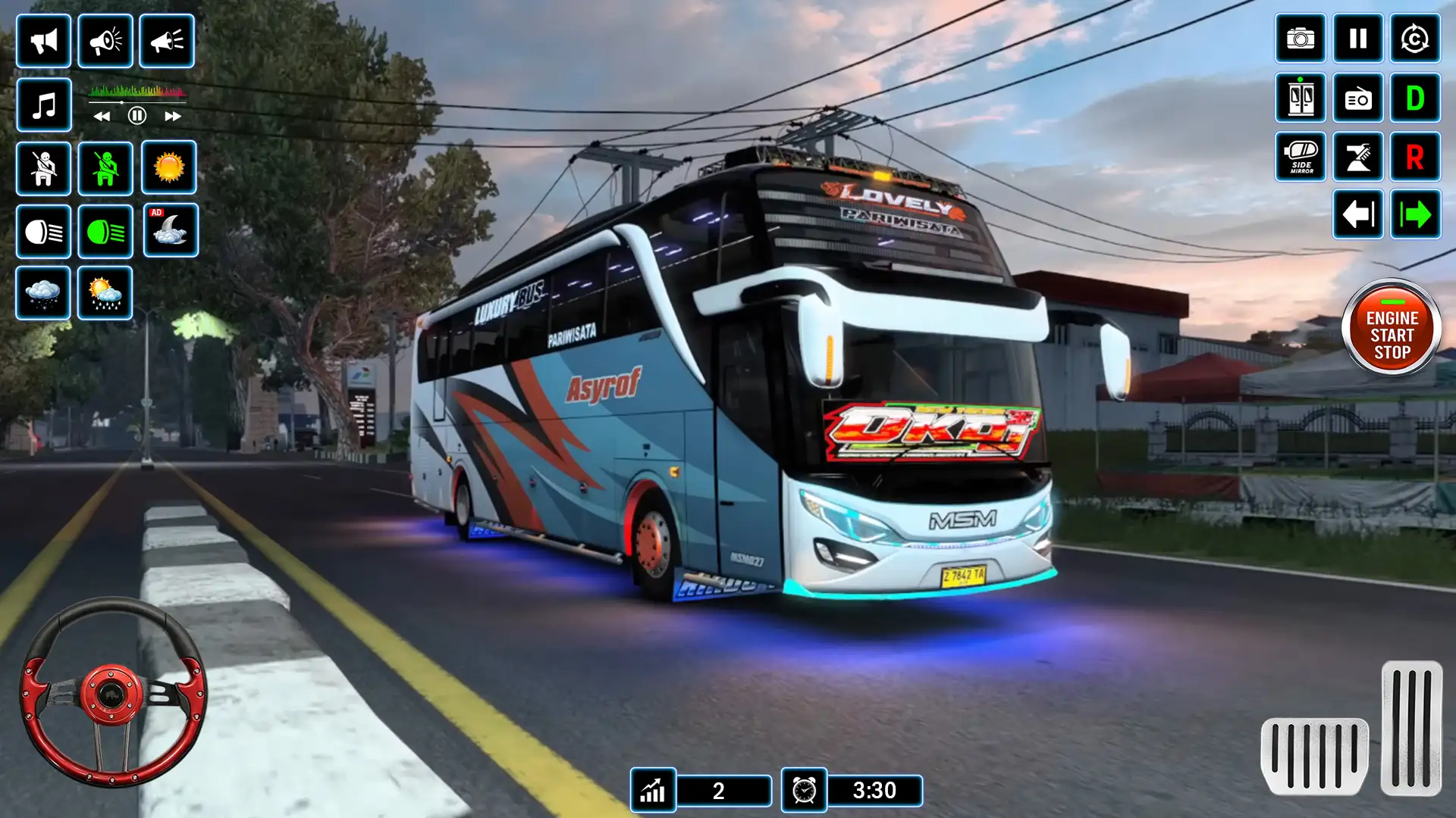 Bus Games Real Bus Driving 3D ekran görüntüsü 1