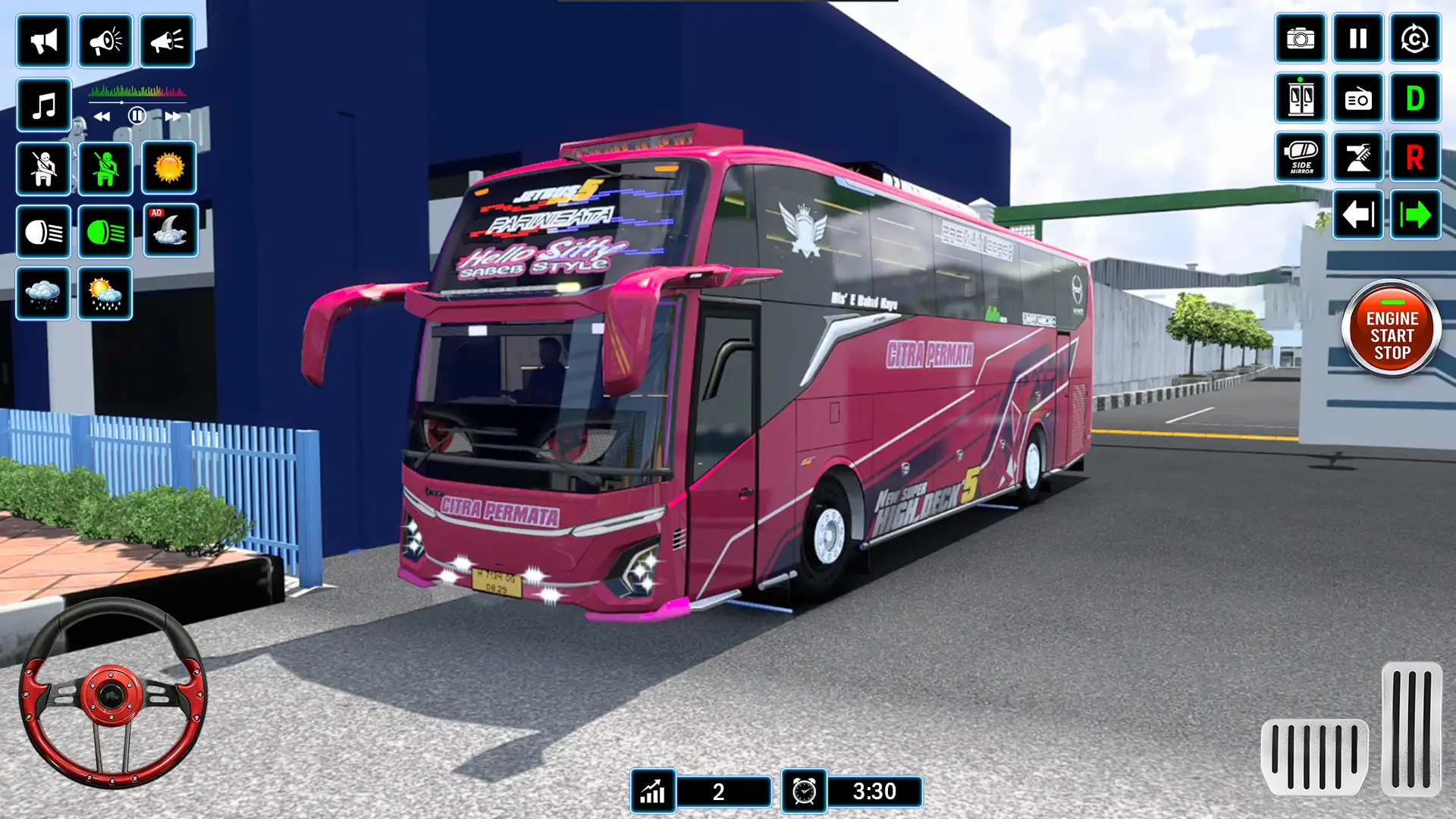 Bus Games Real Bus Driving 3D ekran görüntüsü 2
