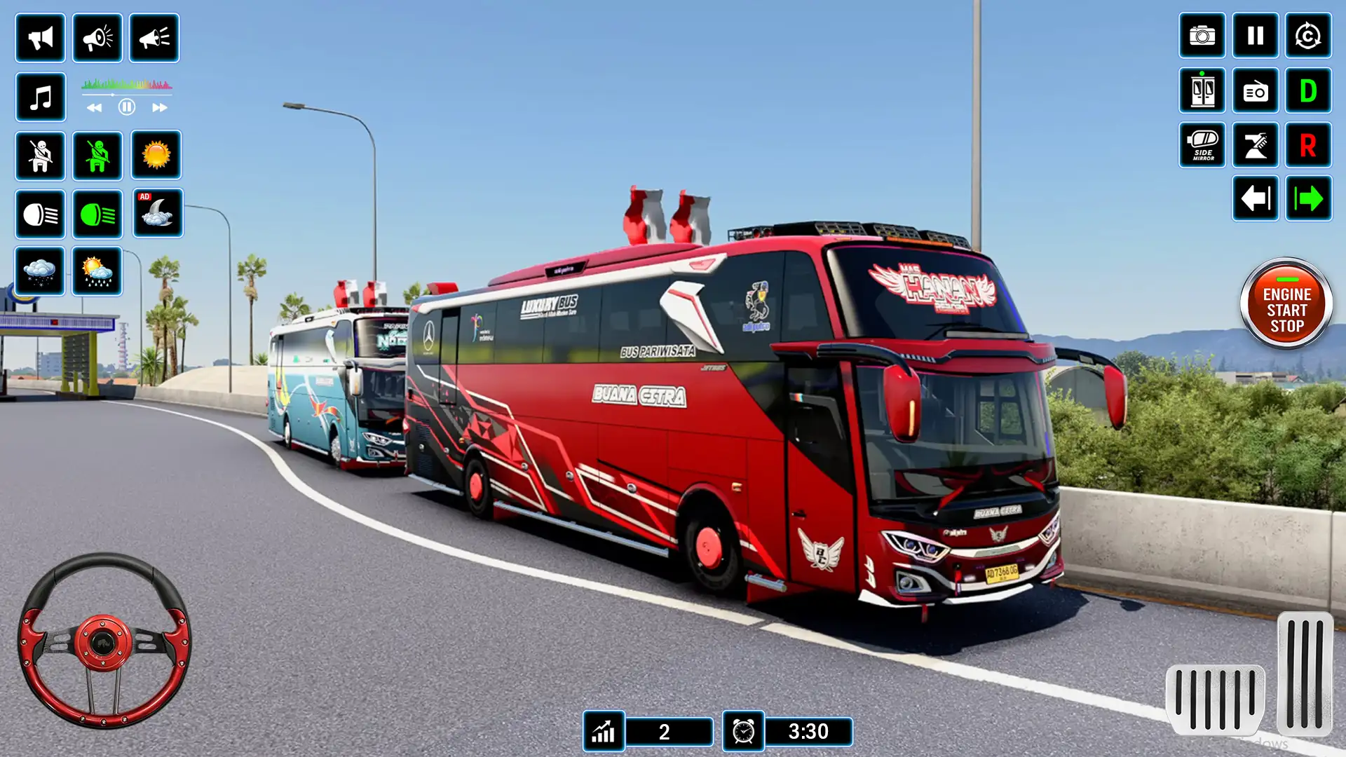Bus Games Real Bus Driving 3D ekran görüntüsü 3