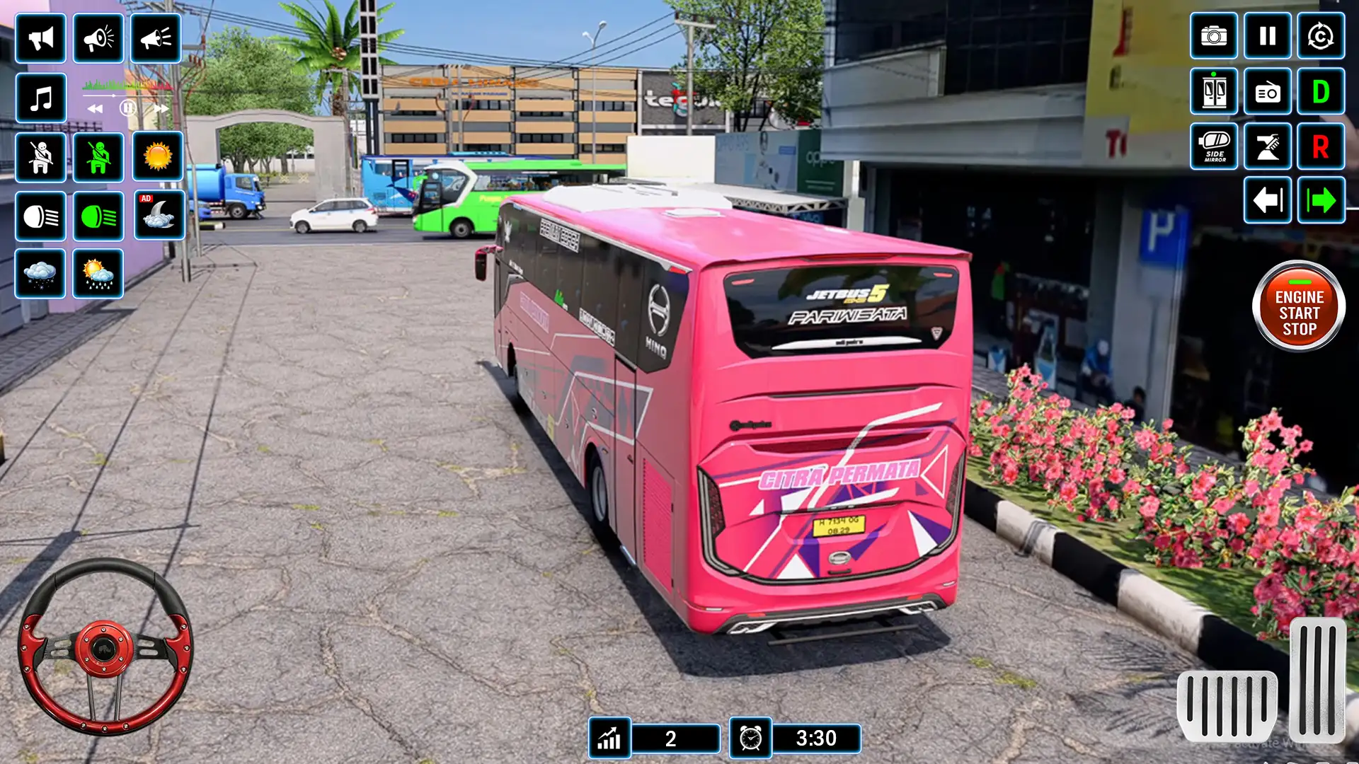 Bus Games Real Bus Driving 3D ekran görüntüsü 4