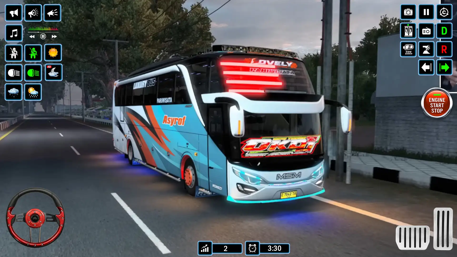 Bus Games Real Bus Driving 3D ekran görüntüsü 5