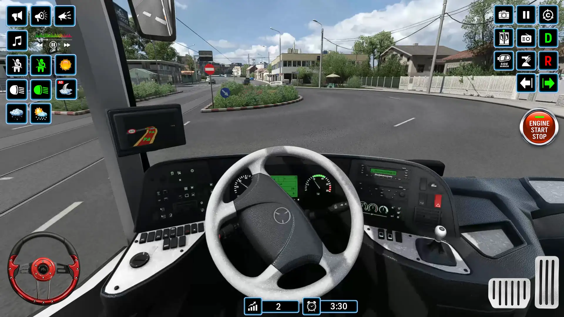 Bus Games Real Bus Driving 3D ekran görüntüsü 7