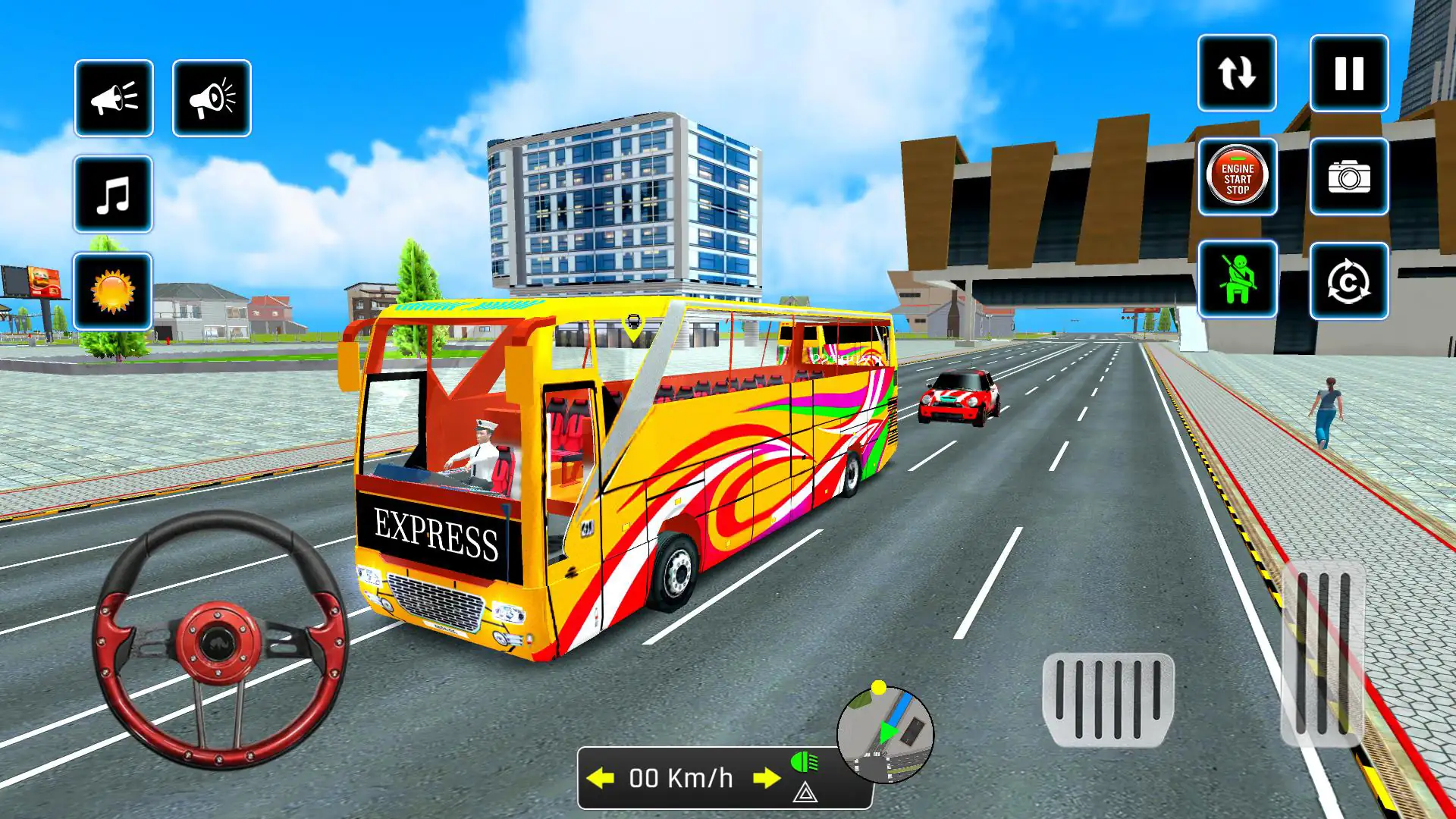 Bus Games Real Bus Driving 3D ekran görüntüsü 8