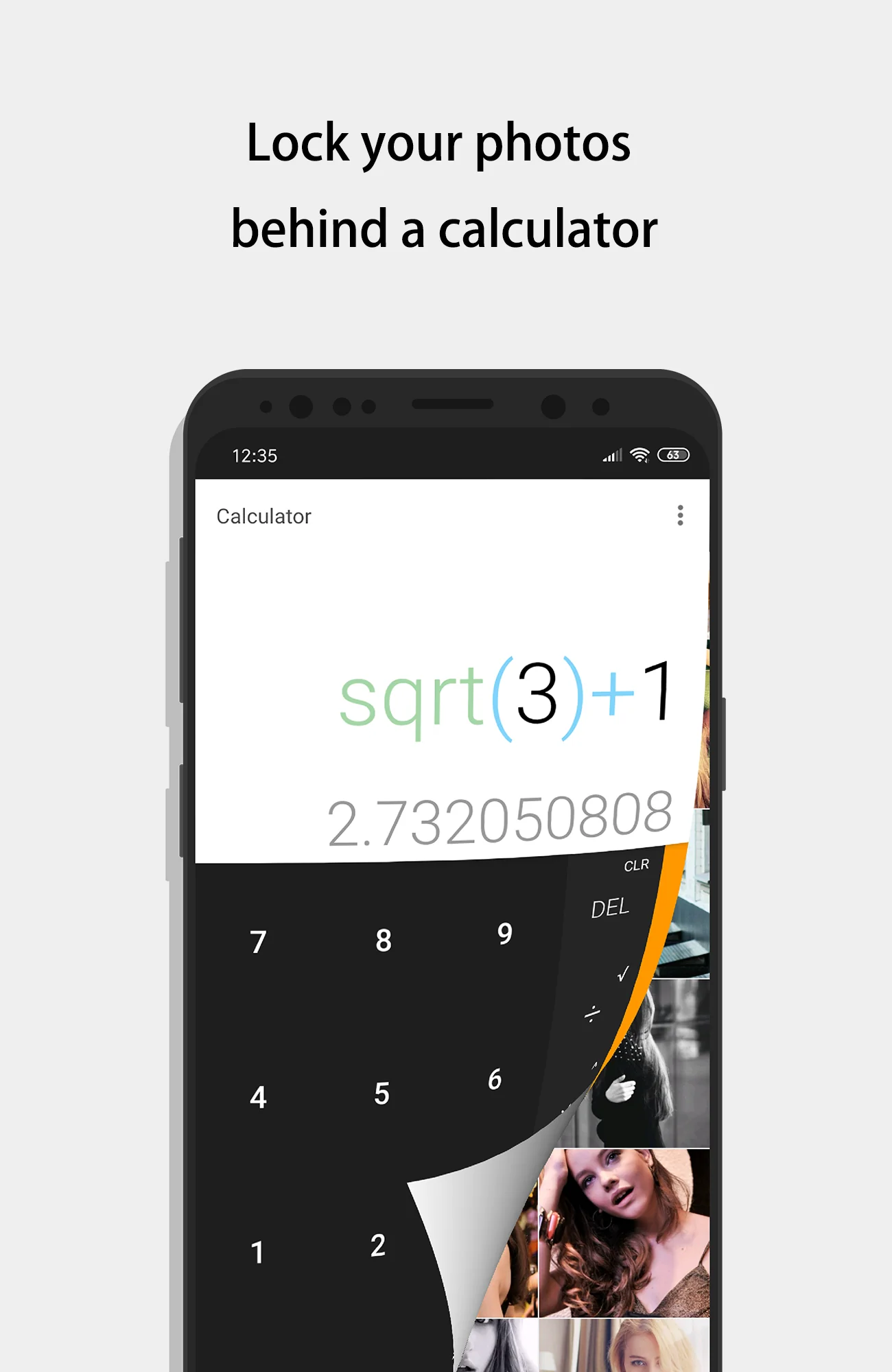 Calculator - photo vault скриншот 1