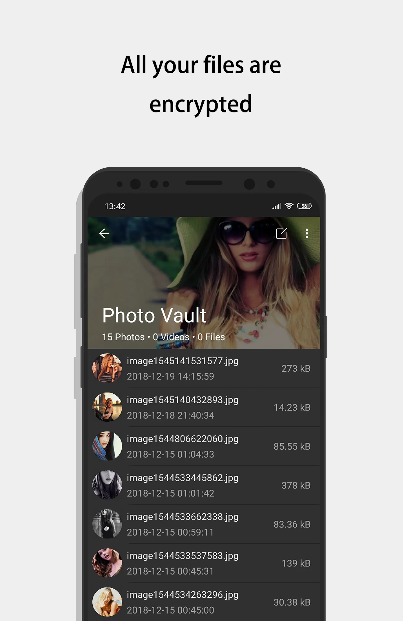 Calculator - photo vault скриншот 5