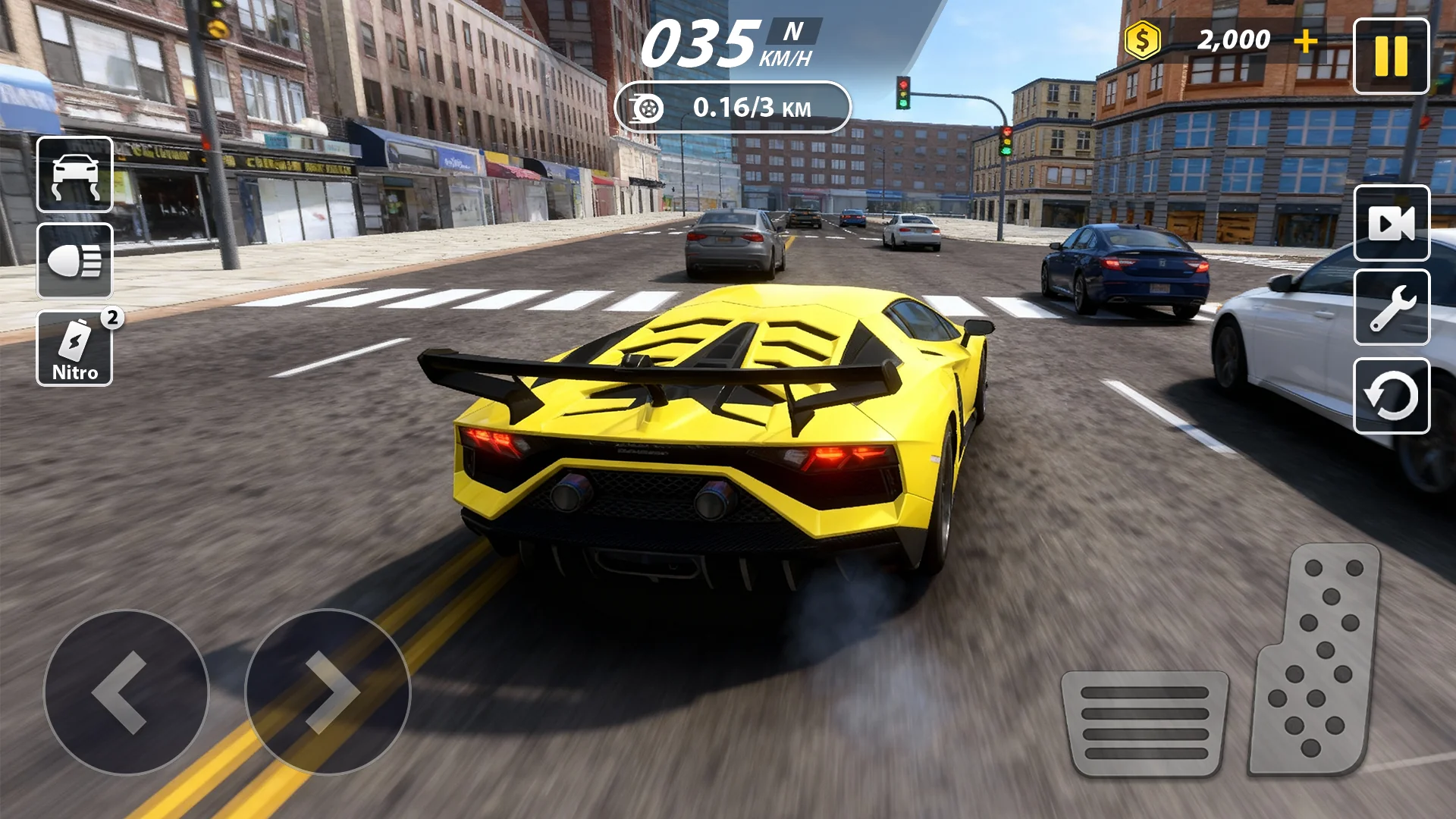 Captura de pantalla 1 de Car Driving City: StreetPro