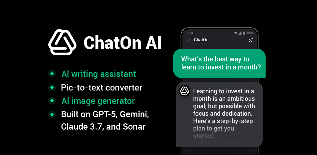 ChatOn - AI Chat Bot Assistant приложение обложка для Android