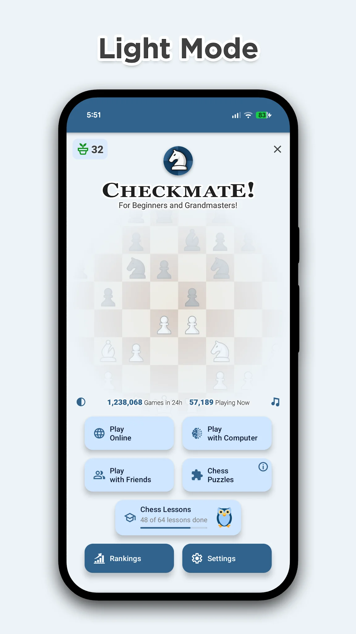 Chess Online & Offline ekran görüntüsü 2