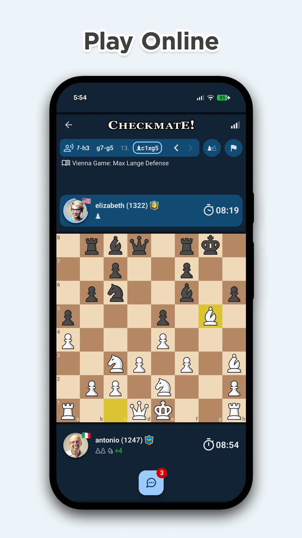 Chess Online & Offline ekran görüntüsü 3