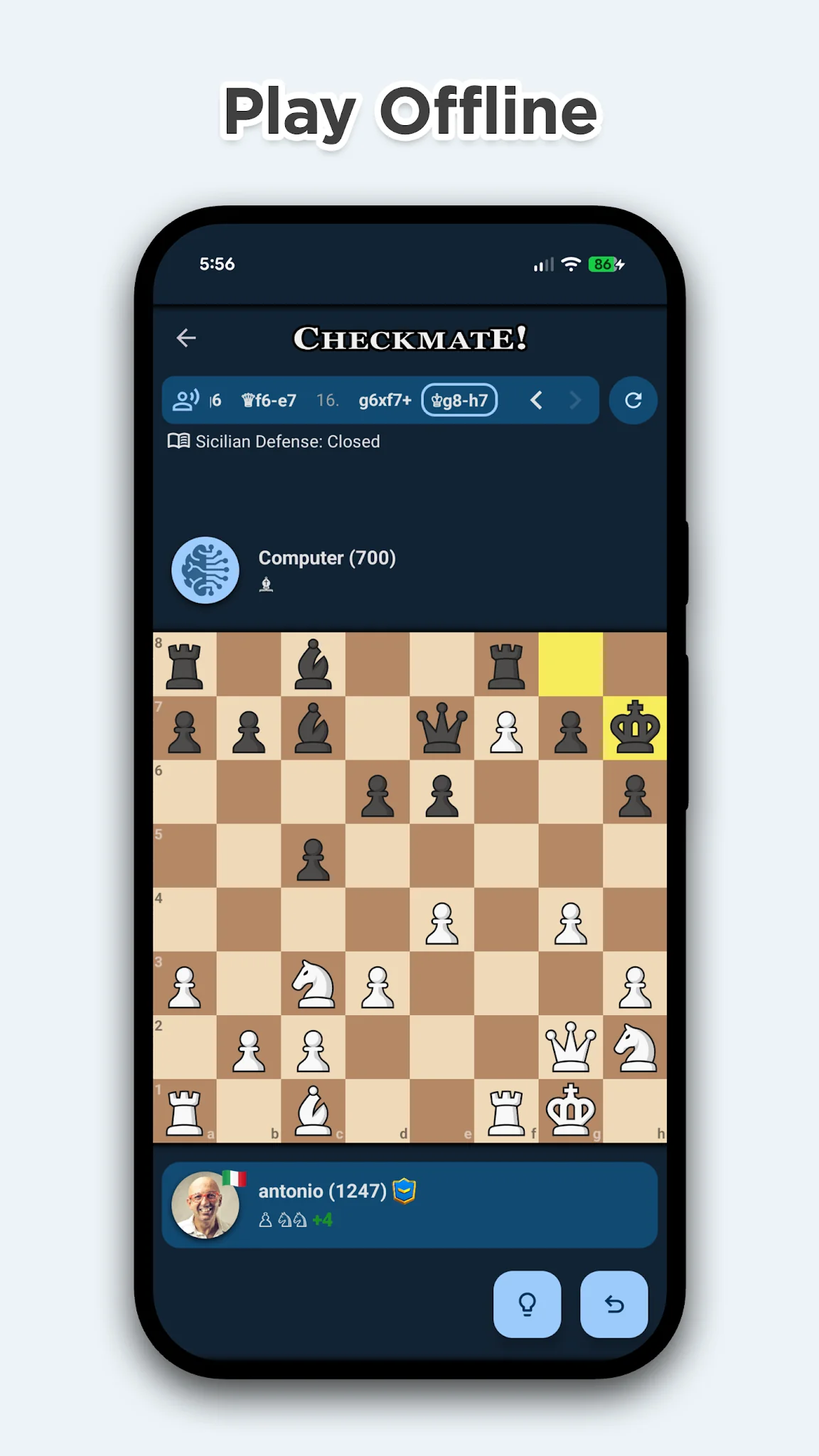 Chess Online & Offline ekran görüntüsü 4