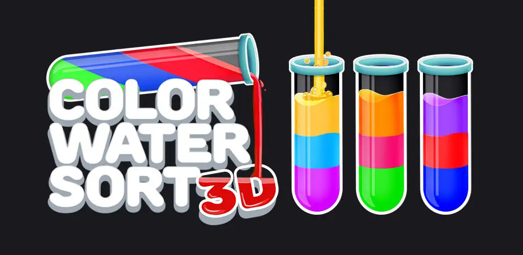 Arte de capa do Color Water Sort Puzzle Games jogo para Android