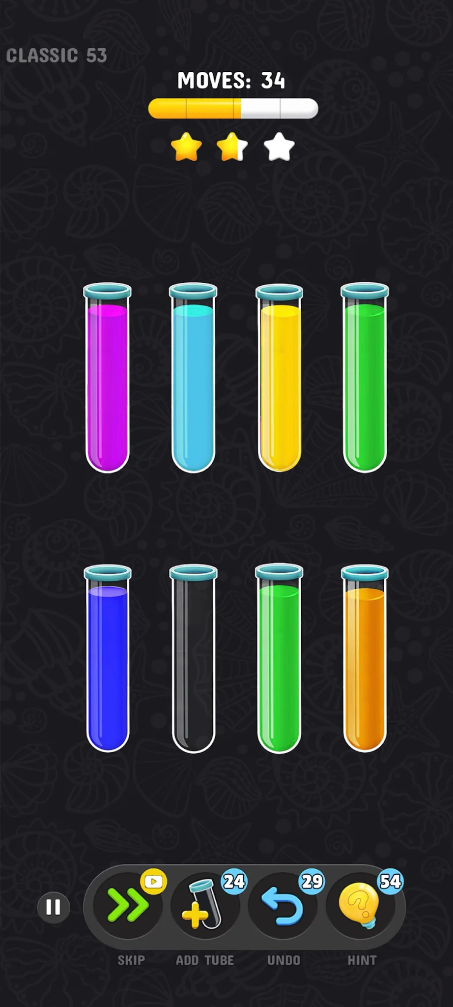 Captura de tela de Color Water Sort Puzzle Games 2