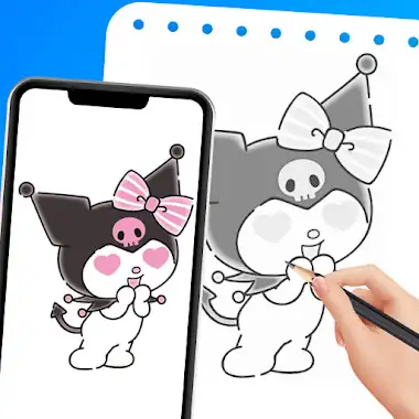 Draw Cartoon - AR Sketch App Иконка