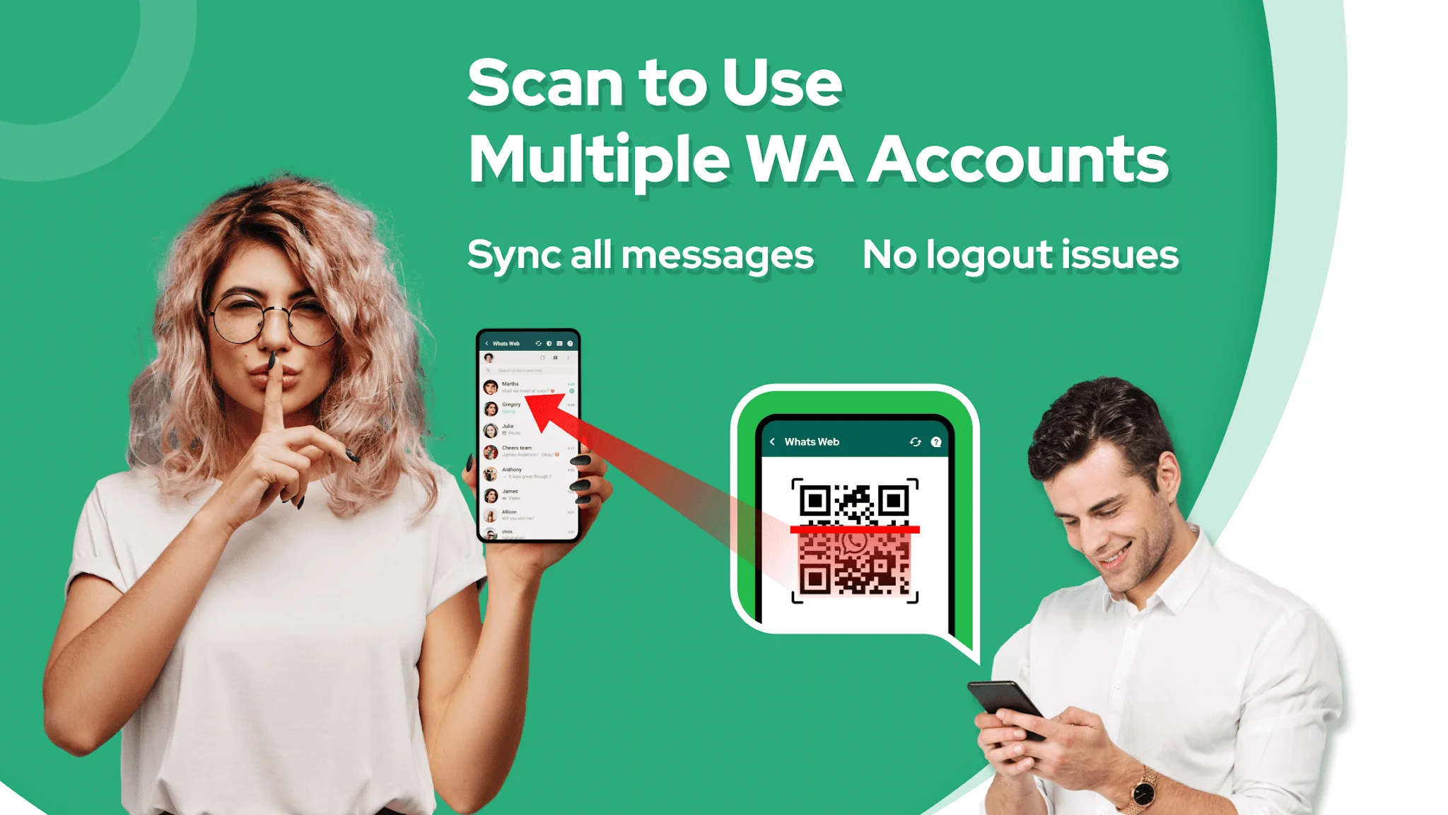 Captura de tela de Dual App - Web Scanner App 1