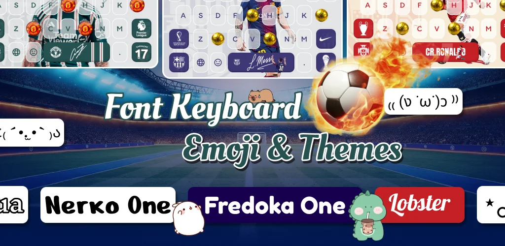 Carátula del Emoji Font Keyboard & Themes aplicación para Android