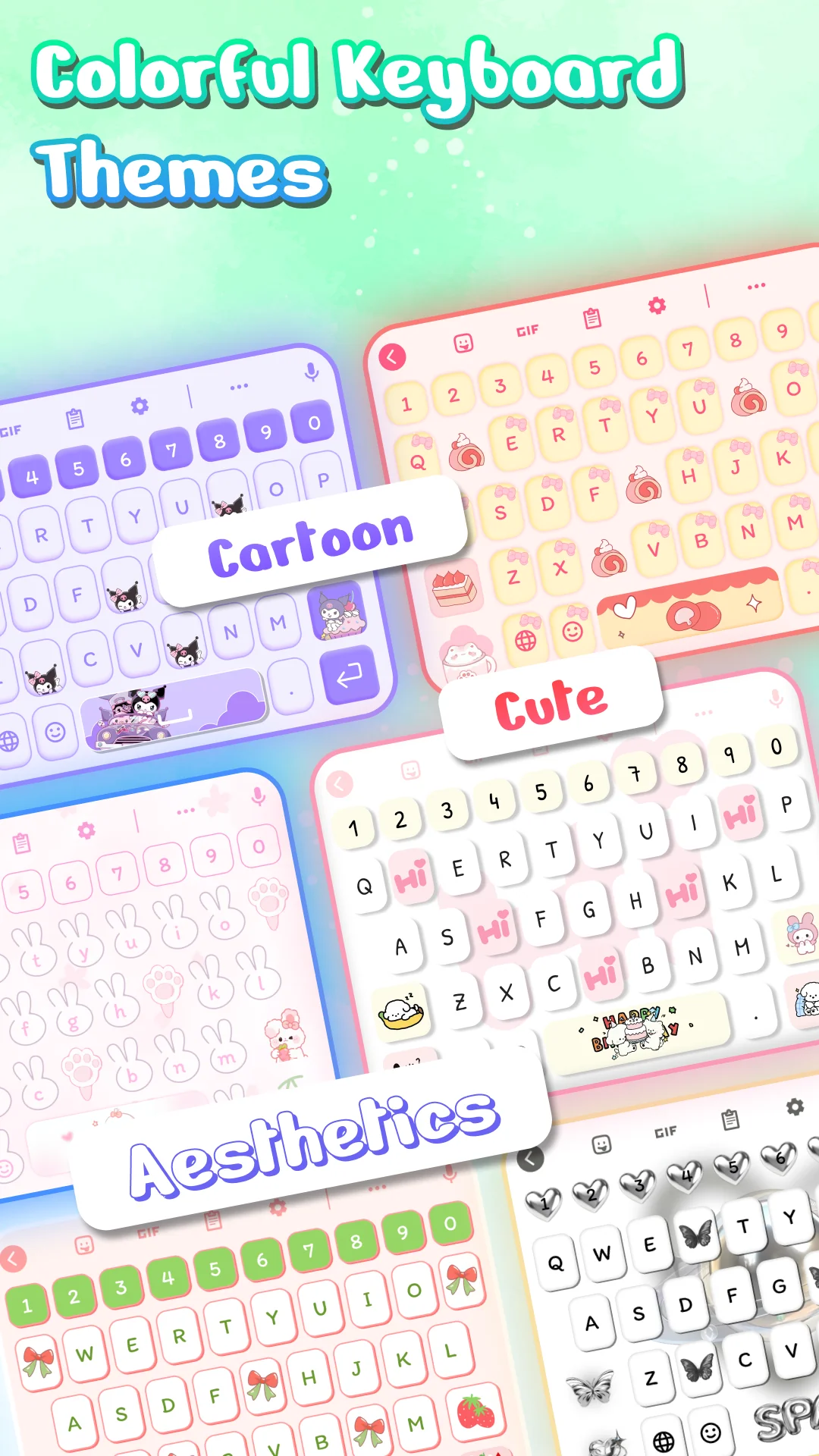 Captura de pantalla 2 de Emoji Font Keyboard & Themes