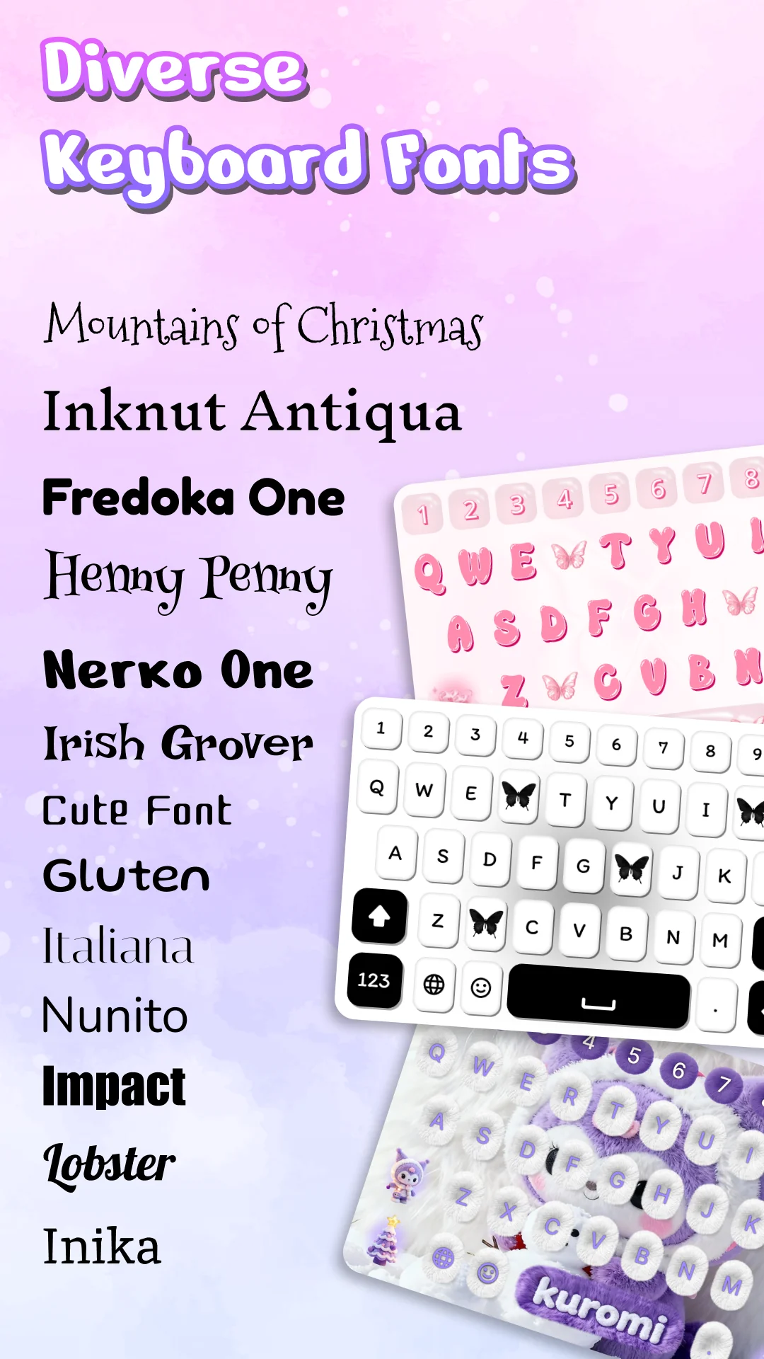Captura de pantalla 3 de Emoji Font Keyboard & Themes
