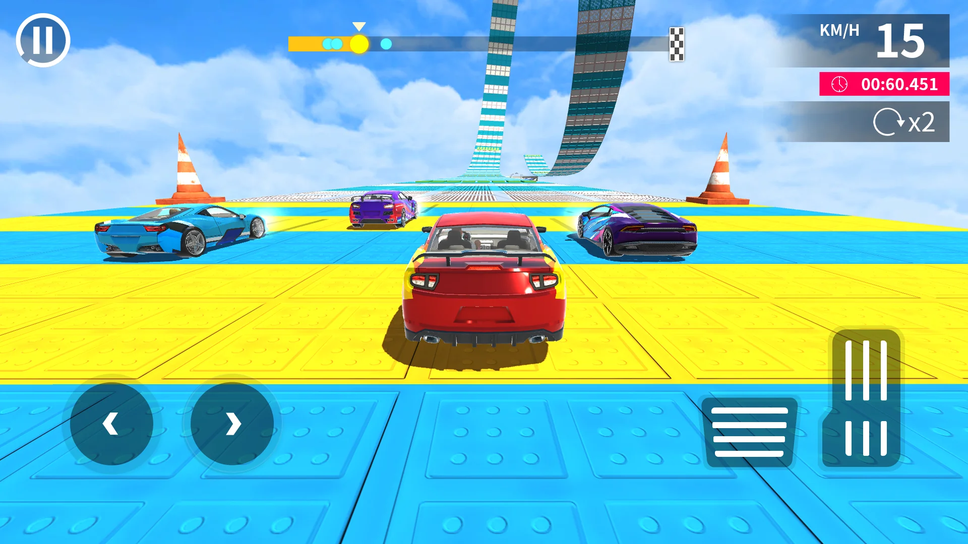 Captura de tela de extreme car race master games 2