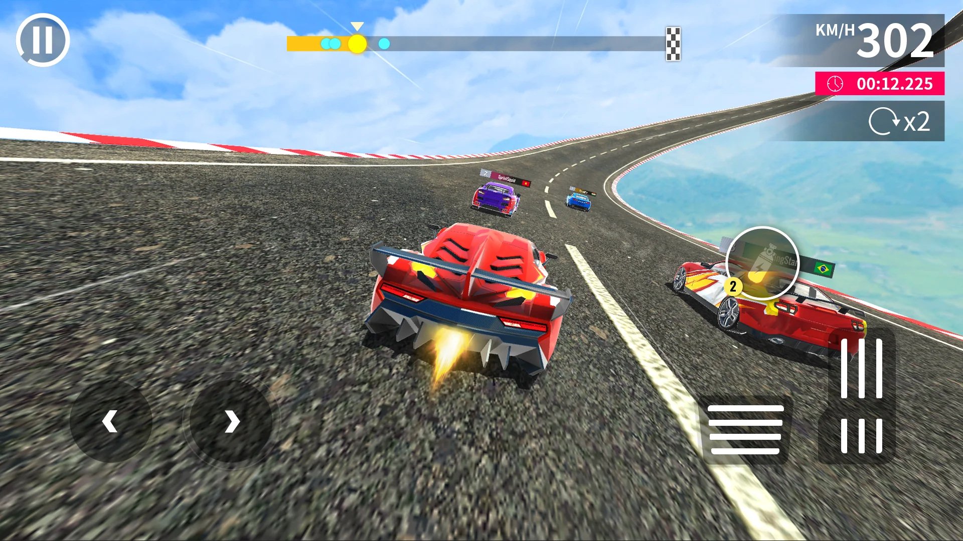 Captura de tela de extreme car race master games 4